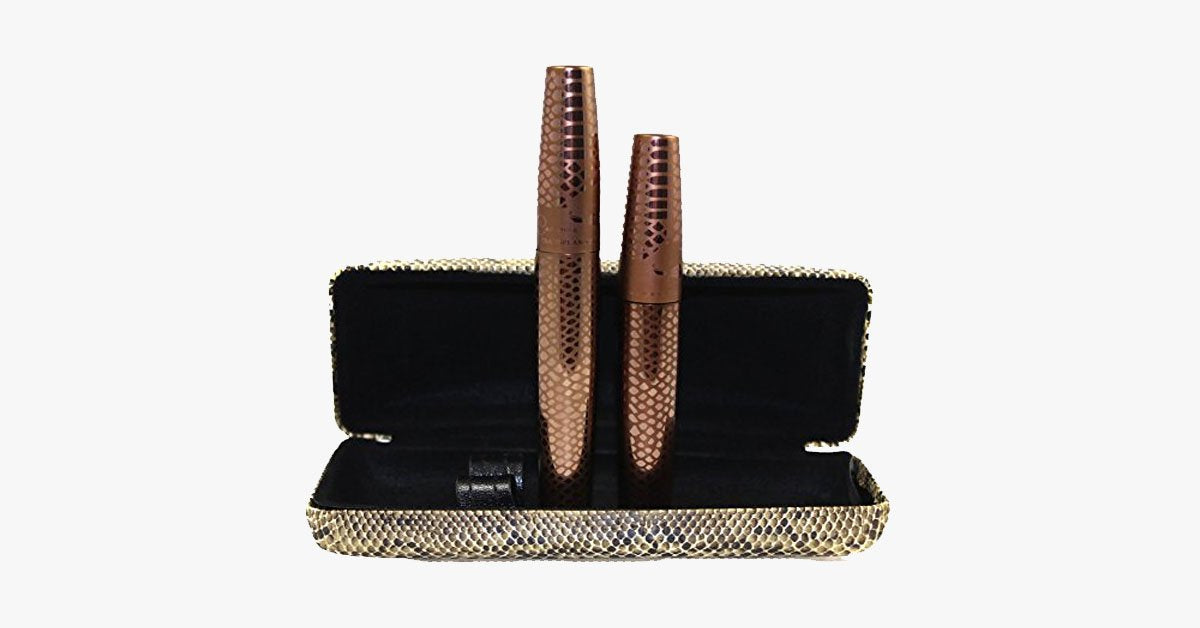 Waterproof Mascara with Snake Print Box -Take Your Lashes to Luxurious Lengths