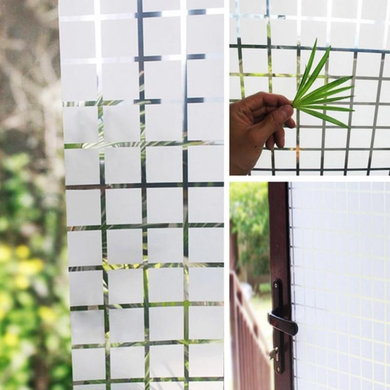 Frosted Lattice Window Film