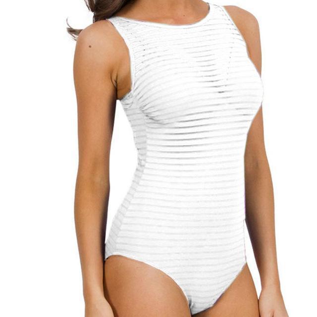 SMILE FISH Hollow Out Sexy Bodysuits 2018