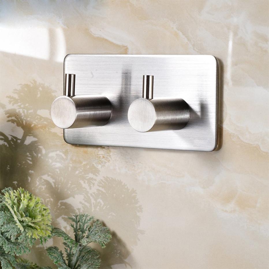Sticker Adhesive Stainless Steel Hooks