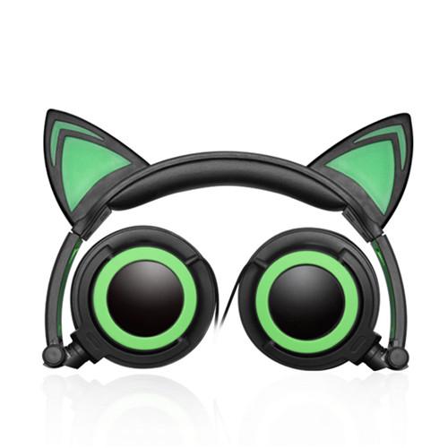 Flashing Cat Ear Headphones