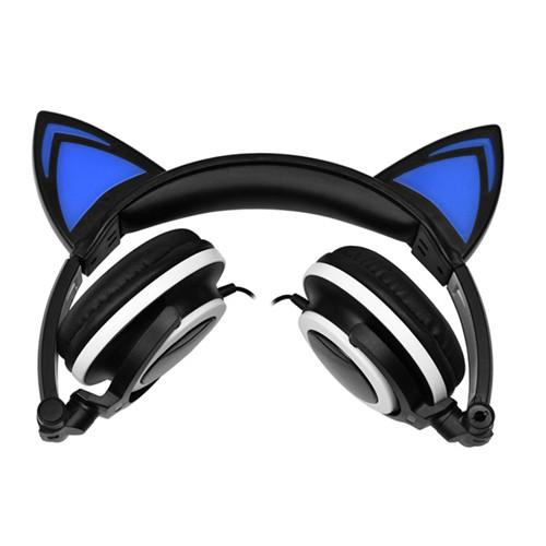 Flashing Cat Ear Headphones