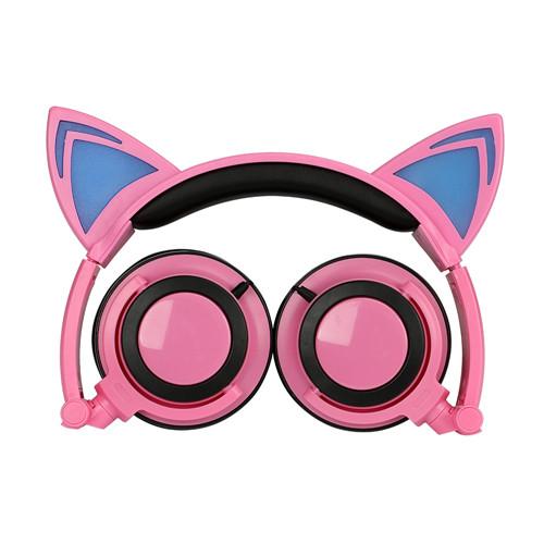 Flashing Cat Ear Headphones