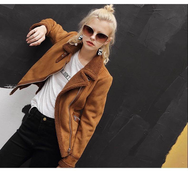 2018 Faux Shearling Sheepskin Coats