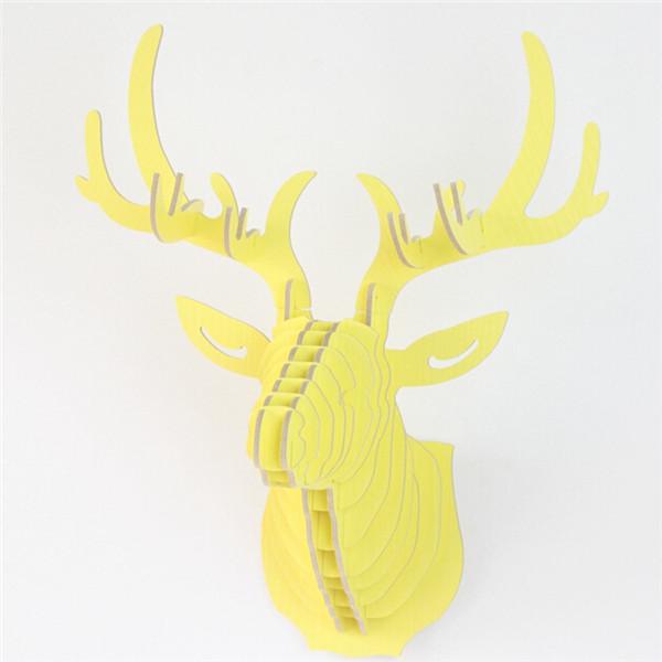 3D Wooden Deer Decoration