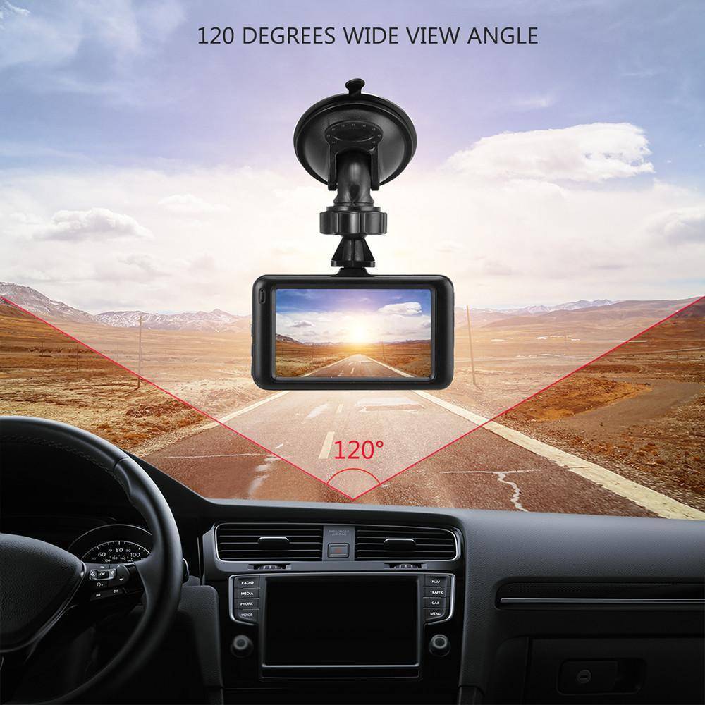 1080P Mini 3 inch Car DVR Camera 360 Rotation DashCam DVR Video Recorder Support Motion Detection/G-sensor