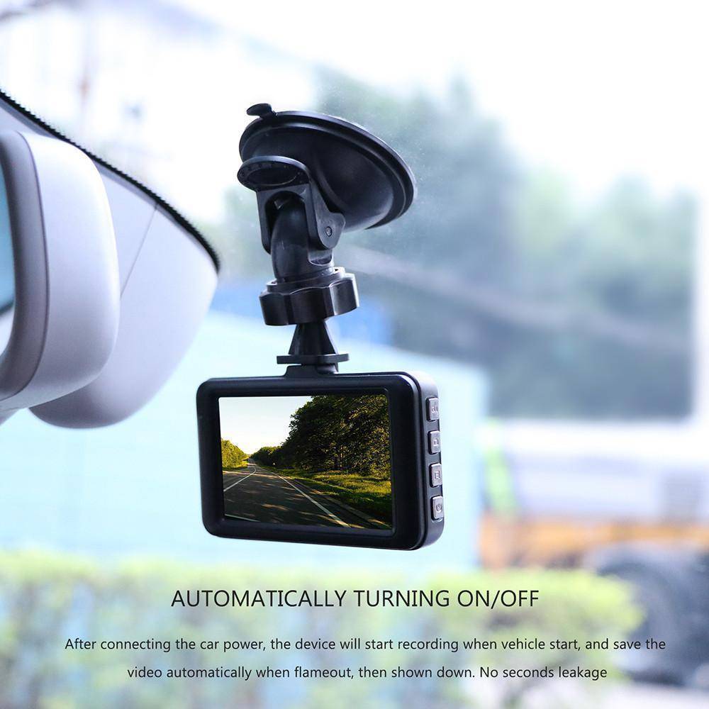 1080P Mini 3 inch Car DVR Camera 360 Rotation DashCam DVR Video Recorder Support Motion Detection/G-sensor