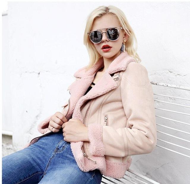 2018 Faux Shearling Sheepskin Coats