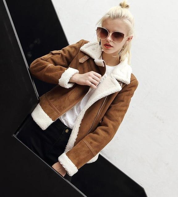 2018 Faux Shearling Sheepskin Coats