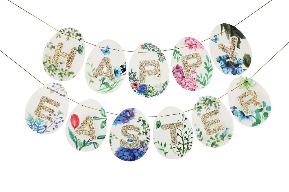 Easter Egg Banner Decoration