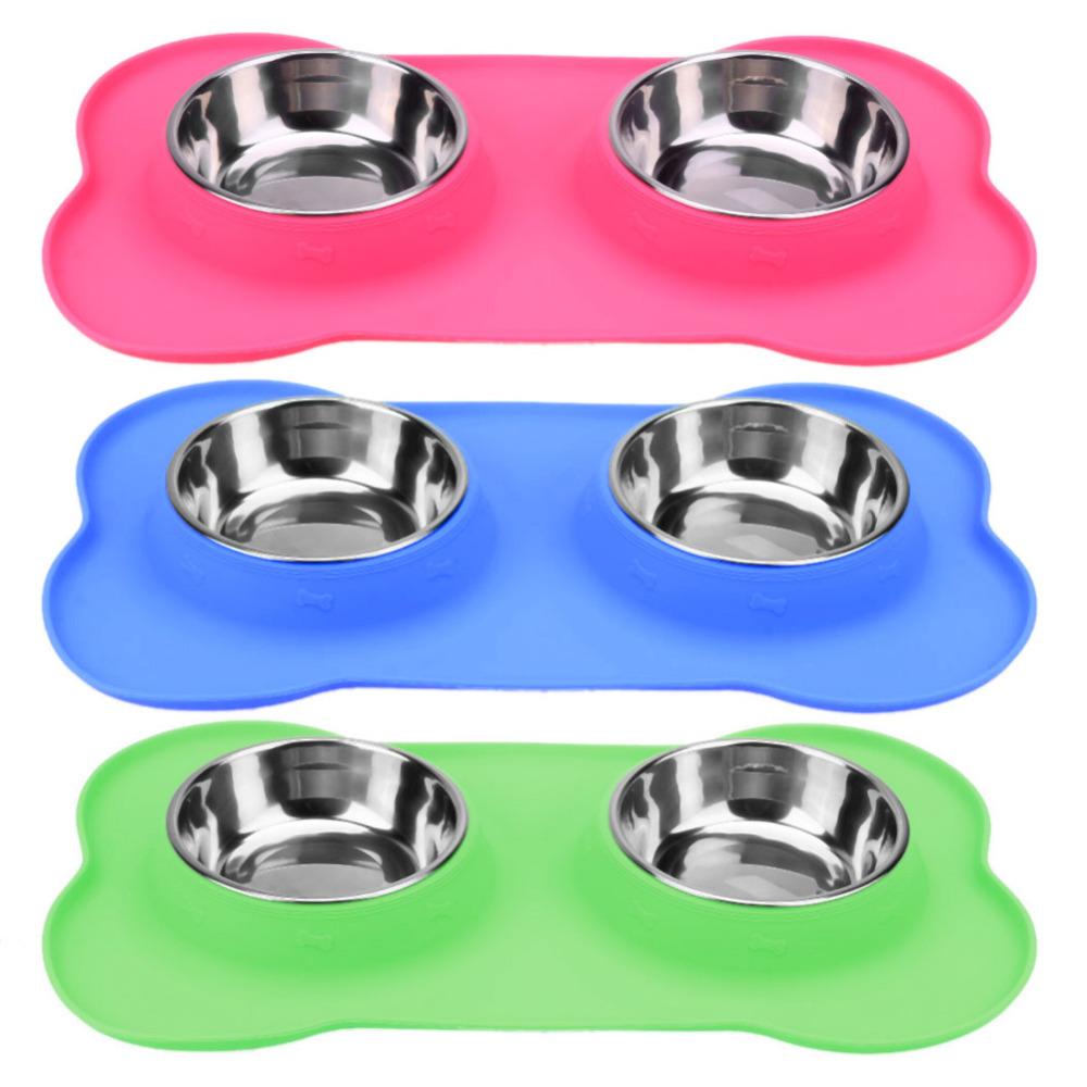 No Spill Silicone Pet Feeder Bowl