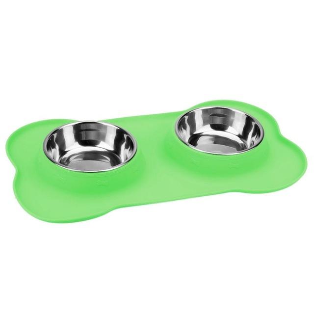 No Spill Silicone Pet Feeder Bowl