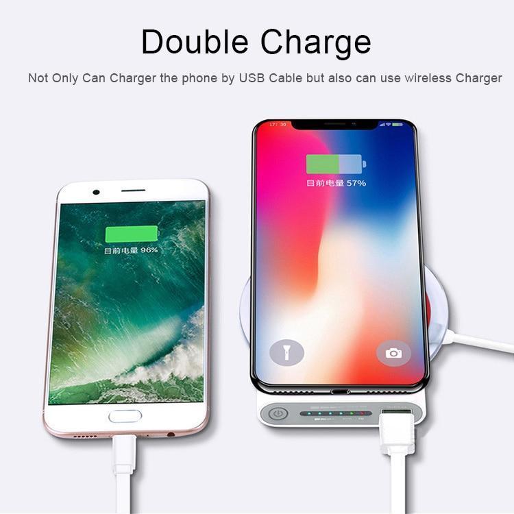 Qi Wireless Power Bank Charger For iPhone and Android