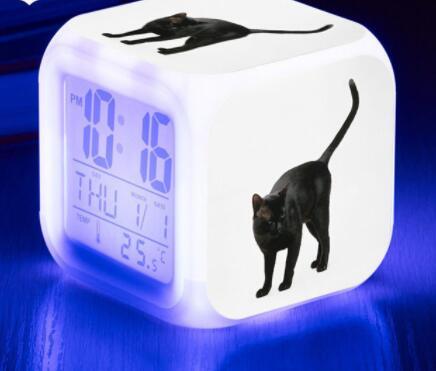 LED Cat Alarm Clock