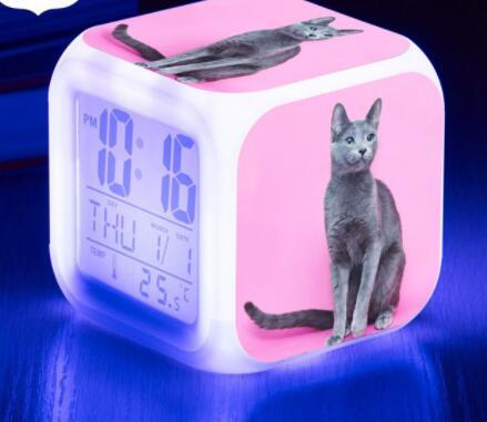 LED Cat Alarm Clock