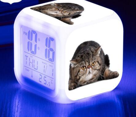 LED Cat Alarm Clock