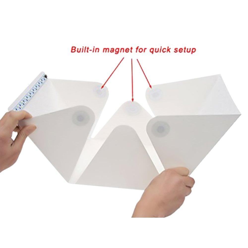 Photo Mini Studio Light Box - Portable Photography Kit with LED Light