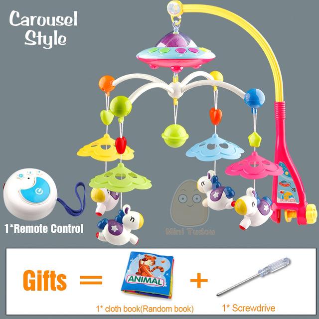 Musical Mobile Crib Toy with Remote