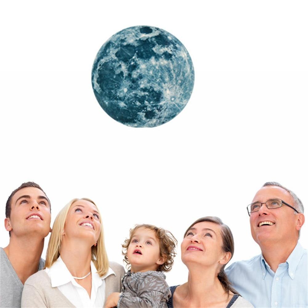 Luminous Moon Cartoon 3D Wall Sticker