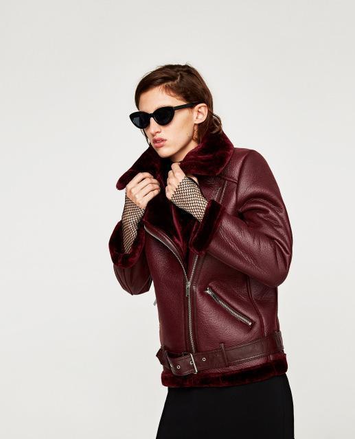 Street Fashion Women's PU leather jacket