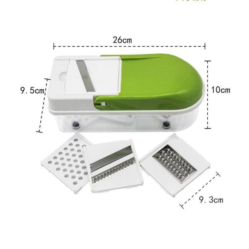 Multifunction Vegetable Slicer with 8 Dicing Blades