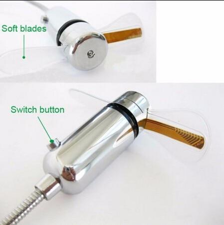 USB Mini Fan with LED Time