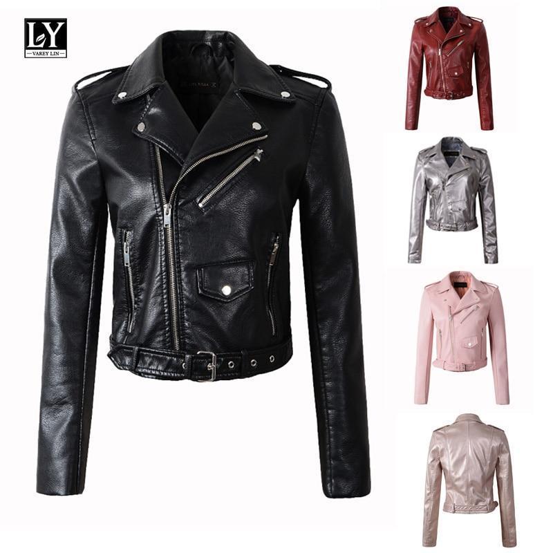 Ly Varey Lin Women Faux Soft Leather Jacket