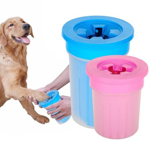 Dog Paw Washer Plunger Cup for Dirty Paws