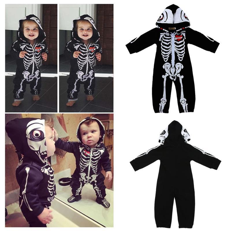Cute Skeleton Baby Halloween Costume