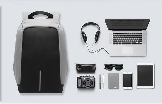 Slim Minimalist Travel Security Backpack with Laptop Sleeve