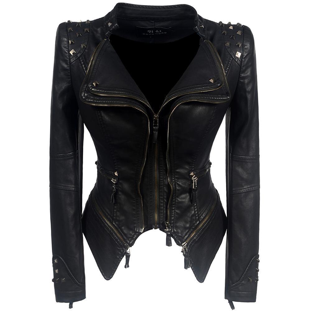 2018 Coat HOT Black Fashion Motorcycle Jacket