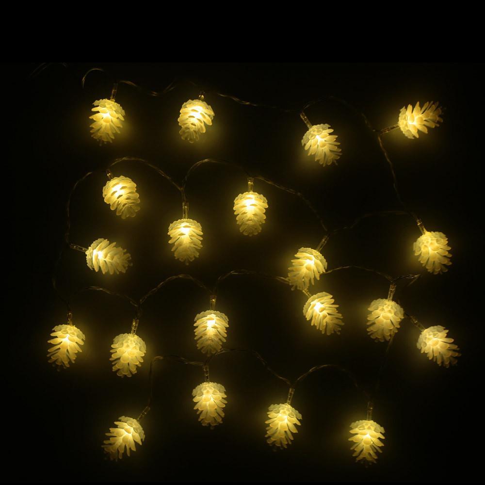 Home Decor LED Warm Pinecone Lamp