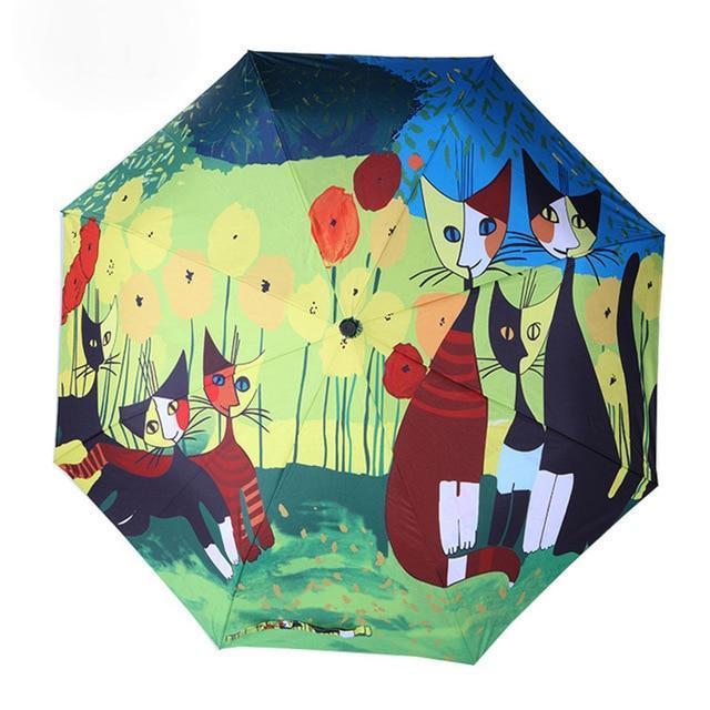 Oil Painting Parasol Gift For Kids