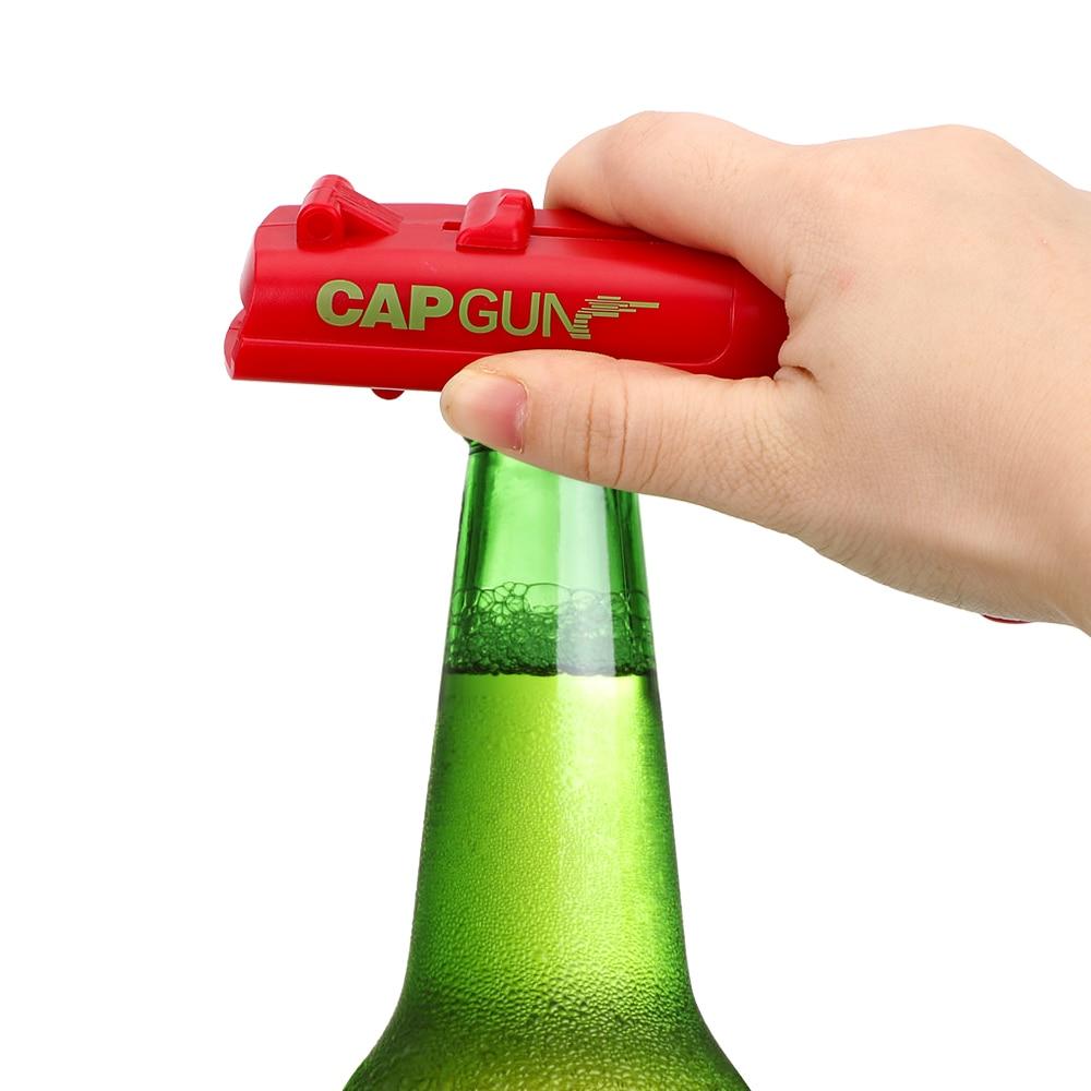 Bottle Cap Opener Spring Catapult Launcher Gun