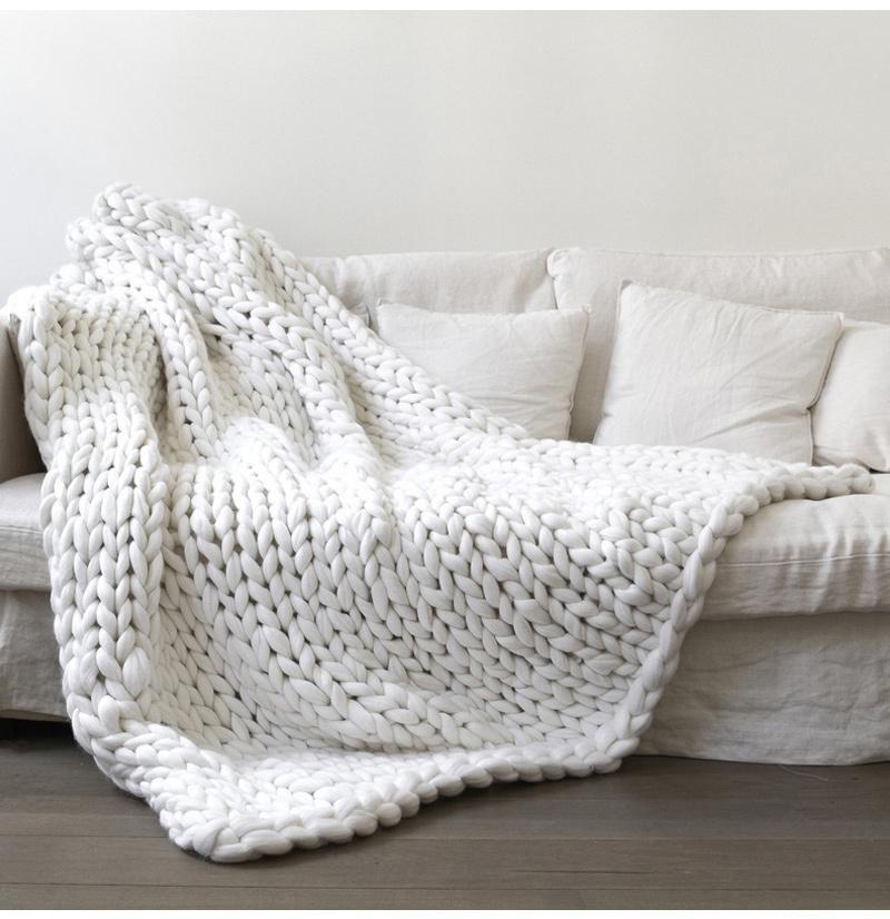 Handmade Chunky Knit Blanket