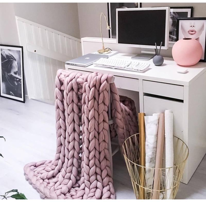Handmade Chunky Knit Blanket