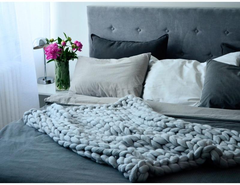 Handmade Chunky Knit Blanket