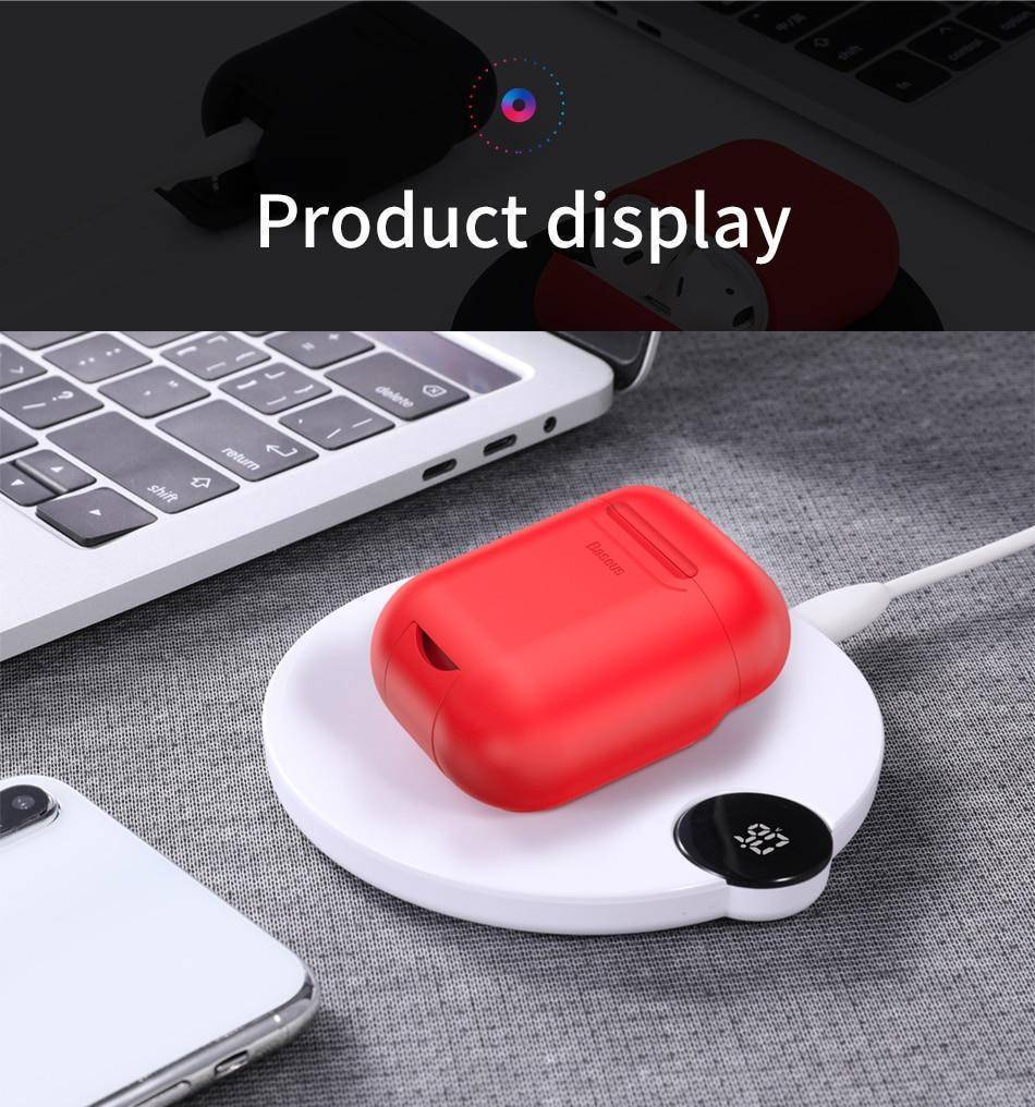 Qi Wireless Charging Protective Case For Airpods