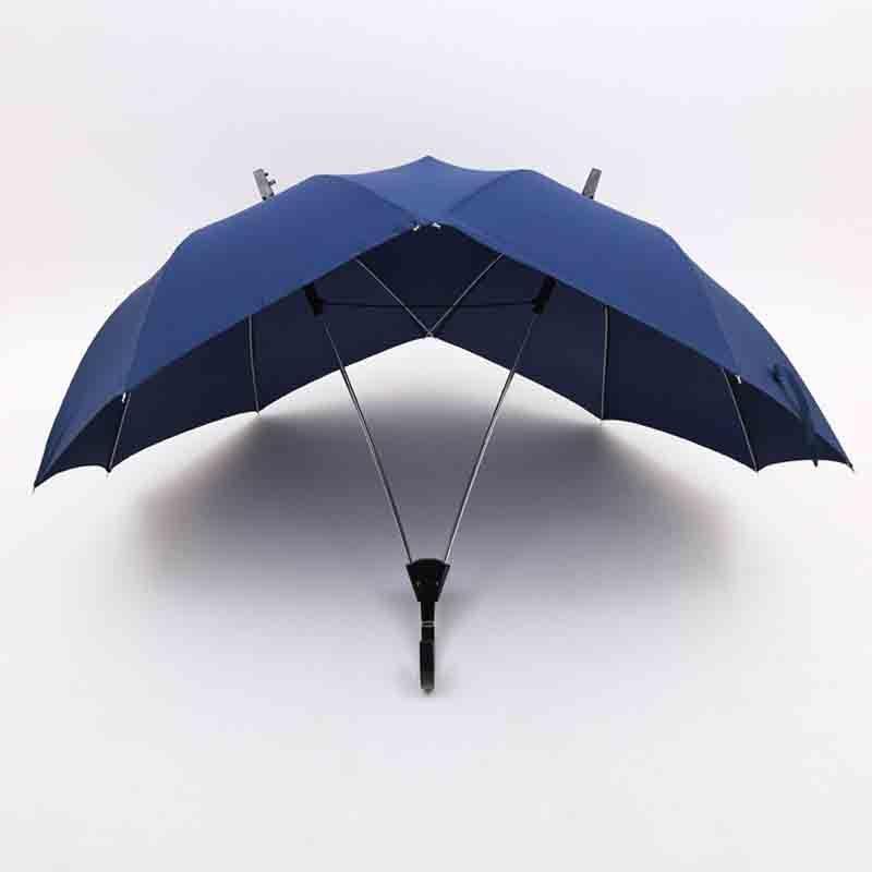 Creative fashion two-pole couple umbrella