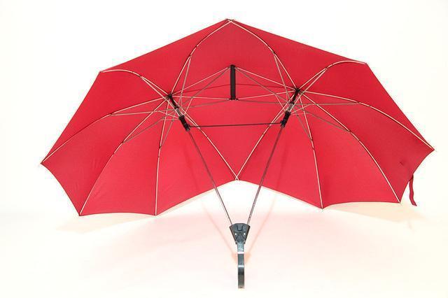 Creative fashion two-pole couple umbrella