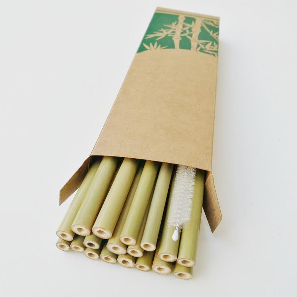 Bamboo Drinking Straws (10 pack) - Reusable & Eco-Friendly