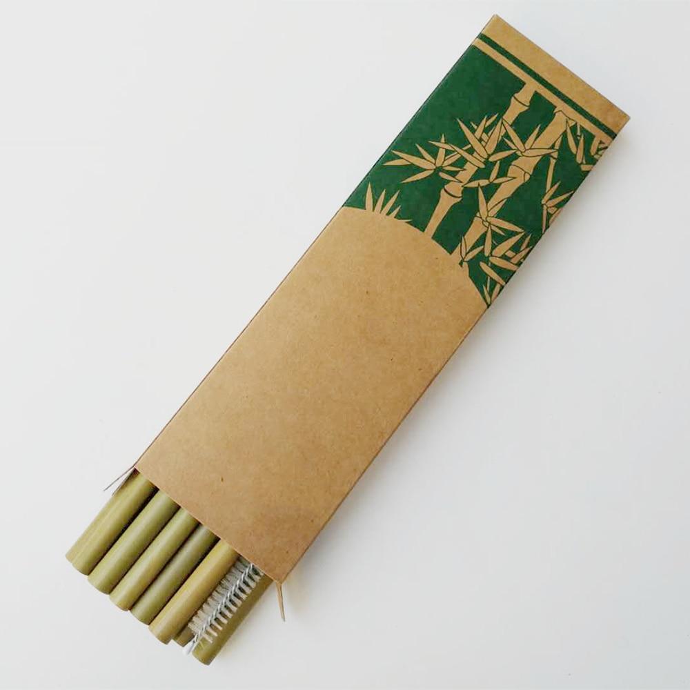 Bamboo Drinking Straws (10 pack) - Reusable & Eco-Friendly