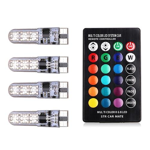 Multi-color Car LED Lights with Remote Control 194 168 501