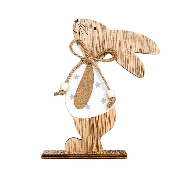 Easter Wooden Rabbit Decorations