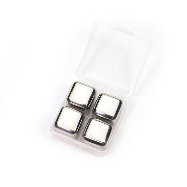Stainless Steel Ice Cubes - Reusable Chilling Stones and Beer Coolers