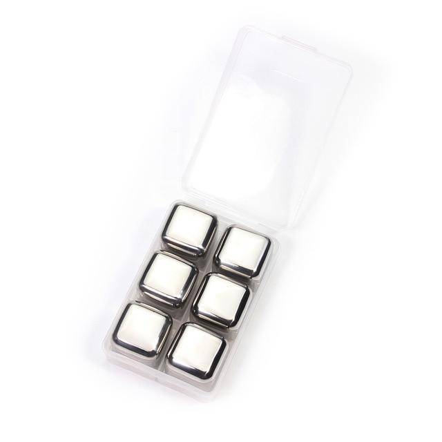 Stainless Steel Ice Cubes - Reusable Chilling Stones and Beer Coolers