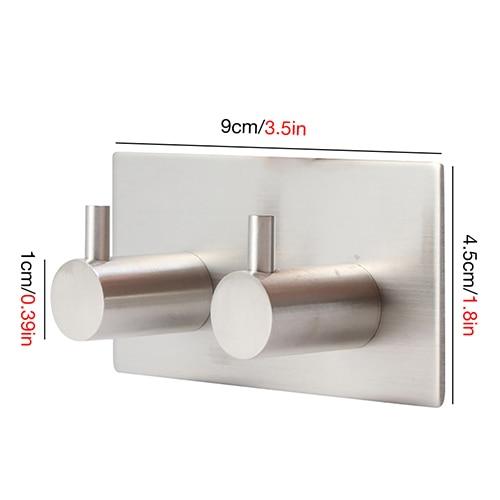 Sticker Adhesive Stainless Steel Hooks