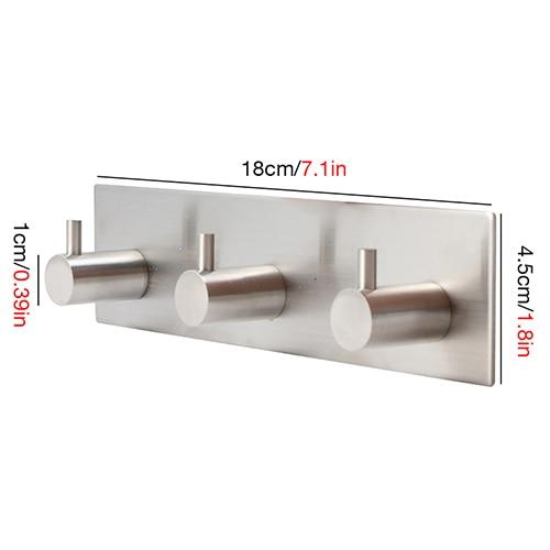 Sticker Adhesive Stainless Steel Hooks