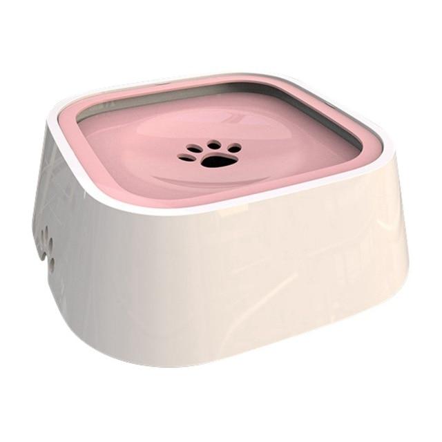 No Spill Drinking Water Feeder Plastic Portable Dog Bowl
