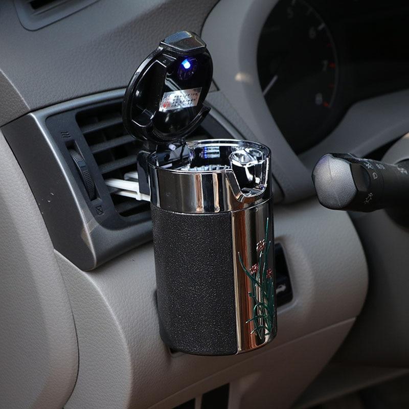 Portable LED Cigarette Ashtray